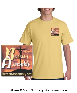 Yellow BA T-Shirt Design Zoom